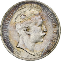 Etats Allemands, PRUSSIA, Wilhelm II, 2 Mark, 1907, Berlin, Argent, SUP, KM:522 - Autres & Non Classés