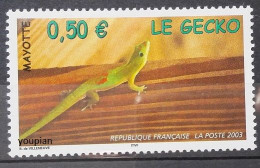 Mayotte 2003, Gecko, MNH Single Stamp - Autres - Afrique