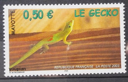 Mayotte 2003, Gecko, MNH Single Stamp - Sonstige - Afrika