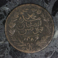  Tunisie / Tunisia, Abdulaziz & Muhammad III, 2 Kharub, 1289 (1872), , Cuivre (Copper), TB+ (VF),
KM#174 - Tunisie