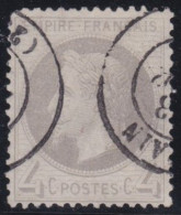 France  .  Y&T   .     27  (2 Scans)   .   O      .    Oblitéré - 1863-1870 Napoleon III With Laurels