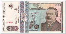 ROMANIA,200 LEI,1992,P.100,UNC - Rumänien