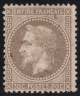 France  .  Y&T   .     30    .   O      .    Oblitéré - 1863-1870 Napoléon III Lauré
