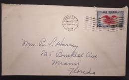 United States New Castle Delaware Cancel 1939 Cover - 1c. 1918-1940 Lettres