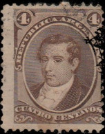 Argentine 1867. ~ YT 17 - Mariano Moreno - Used Stamps