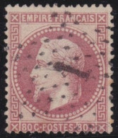 France  .  Y&T   .     32      .   O      .    Oblitéré - 1863-1870 Napoléon III Lauré