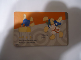 GREECE    USED   CARDS MASCOTS  OLYMPIC GAMES  ATHENS 2004 - Grecia