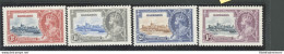 1935 BARBADOS, Stanley Gibbons N. 241-44 - Silver Jubilee - MNH** - Altri & Non Classificati