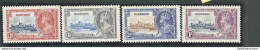 1935 BARBADOS, Stanley Gibbons N. 241-44 - Silver Jubilee - MNH** - Sonstige & Ohne Zuordnung