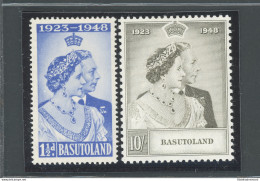 1948 Basutoland - Stanley Gibbons N. 36-37 - Royal Silver Wedding - MNH** - Altri & Non Classificati