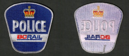 CANADA--- "B.C. RAIL POLICE" PATCH (AP-4) - Police & Gendarmerie