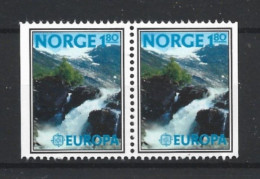 Norway 1977 Europa Waterfall Pair Y.T. 699a ** - Neufs