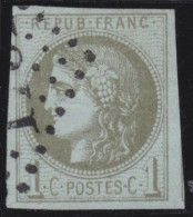 France  .  Y&T   .     39-C  (2 Scans)     .   O      .    Oblitéré - 1870 Emission De Bordeaux