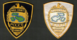 U.S.A.--- "HAWAII---MAUI COUNTY POLICE" PATCH (AP-6) - Police