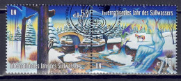 UNO Wien 2003 - Jahr Des Süßwassers, Nr. 393 - 394 Zd., Gestempelt / Used - Oblitérés