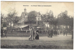 CPA P.K. SCHOOTEN : Au Grand Hôtel De Schootenhof - GEANIMEERD - Rare / Zeldzaam - Gelopen 1908 - Hoelen Cappellen - Schoten