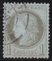 France  .  Y&T   .     50       .   O      .    Oblitéré - 1871-1875 Ceres