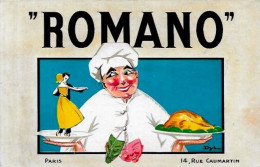 CPA Publicité Publicitaire Non Circulé Restaurant ROMANO Par DYL - Werbepostkarten