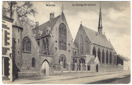 CPA : SOIGNIES : TB Carte Du Collège St-Vincent - Circulée 1919  Vers Uccle - Photot.L Collin, Brux. - 2 Scans - Soignies