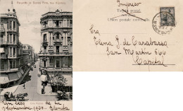 ARGENTINA 1904  POSTCARD SENT TO  BUENOS AIRES - Storia Postale