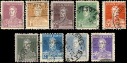 Argentine 1923. ~ YT 296/306 - San Martin (9 V) - Gebraucht