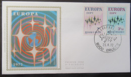 FDC Zijde 1623/24 'Europa CEPT' - 1971-1980