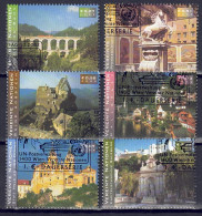 UNO Wien 2002 - UNESCO-Welterbe, Nr. 351 - 356, Gestempelt / Used - Used Stamps