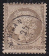 France  .  Y&T   .     56       .   O      .    Oblitéré - 1871-1875 Ceres