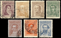 Argentine 1930. ~ YT 363/73 - Célébrités - Used Stamps