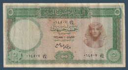 Egypt - 1962 - 5 Pounds - Pick-39 - Sign. #11 - Refay - V.F. - As Scan - Egypt