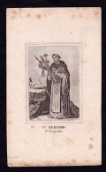 Incisione: S. BERNARDO - E - PR - Mm. 66 X 110 - Religion & Esotérisme