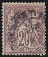 France  .  Y&T   .     67      .     O      .     Oblitéré - 1876-1878 Sage (Tipo I)