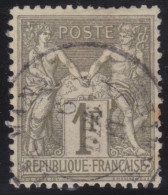 France  .  Y&T   .     72      .     O      .     Oblitéré - 1876-1878 Sage (Tipo I)