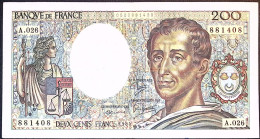 FRANCE * 200 Francs * Montesquieu * 1984 * Fay 70.07 * Etat/Grade TTB+/XF * - 200 F 1981-1994 ''Montesquieu''