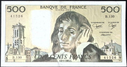 FRANCE * 500 Francs * Pascal * 08/01/1981 * Fay 71.23 * Etat/Grade TTB+/XF * - 500 F 1968-1993 ''Pascal''