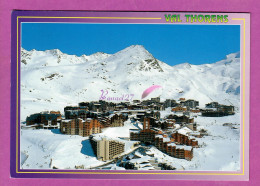 CPM VAL THORENS 73 - Vue Aerienne De La Station Ville Sous La Neige Chalet Carte Non écrite - Val Thorens