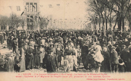 Luçon , Lucon * Journée Mémorable 9 Avril 1914 , Foule Sur Boulevard Hoche Venant Acclamer Le 1er Régiment De Dragons - Lucon