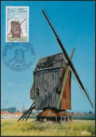 France 1979 Y&T 2042. Moulin De Steenvoorde, Moulin Des Flandres. Carte Maximum - Windmills