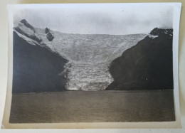 PH - Photo Original - 18cm X 13cm - CHILE - GLACIAR JUNTO AL LAGO - America