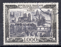 POSTE AERIENNE N°29 1000F Noir Oblitéré CàD - 1927-1959 Oblitérés