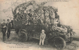 Luçon , Lucon * Souvenir De Fête Des Fleurs 28 Juin 1914 Occasion Arrivée 1er Régiment Dragons ,char Chasse Mareuillaise - Lucon