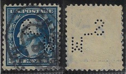 USA United States 1908/1926 Stamp With Perfin M-S By Martin Semour Company From Chicago Lochung Perfore - Perforados