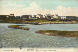 - Loire Atlantique -ref-C638- Quimiac - Panorama Pris Des Marais Salants - Carte Colorisée - - Mesquer Quimiac