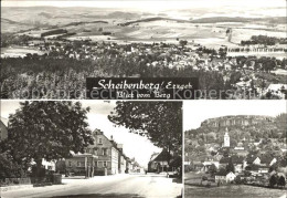 72343548 Scheibenberg Panorama Blick Vom Berg Ortspartie Kirche Scheibenberg - Scheibenberg