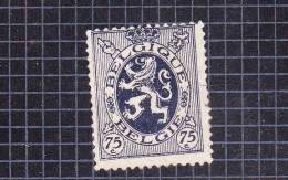 1929 Nr 288(*) Postfris Zonder Gom,zegel Uit Reeks Rijkswapen.Heraldieke Leeuw. - 1929-1937 Heraldischer Löwe