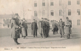 Cholet * Inspection De La Garde , Caserne Tharreau ( 77ème De Ligne ) - Cholet