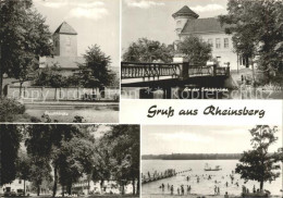 72342419 Rheinsberg Stadtkirche Schlossbruecke Markt Badestelle Am See Rheinsber - Zechlinerhütte