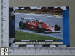 POSTCARD  - PATRICK GAILLARD - FORMULA 1 - 2 SCANS  - (Nº58156) - Grand Prix / F1