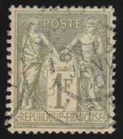 France  .  Y&T   .     82      .     O      .     Oblitéré - 1876-1898 Sage (Tipo II)