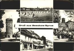 72341676 Beeskow Turm Felder Strassenpartie Platz Beeskow - Beeskow